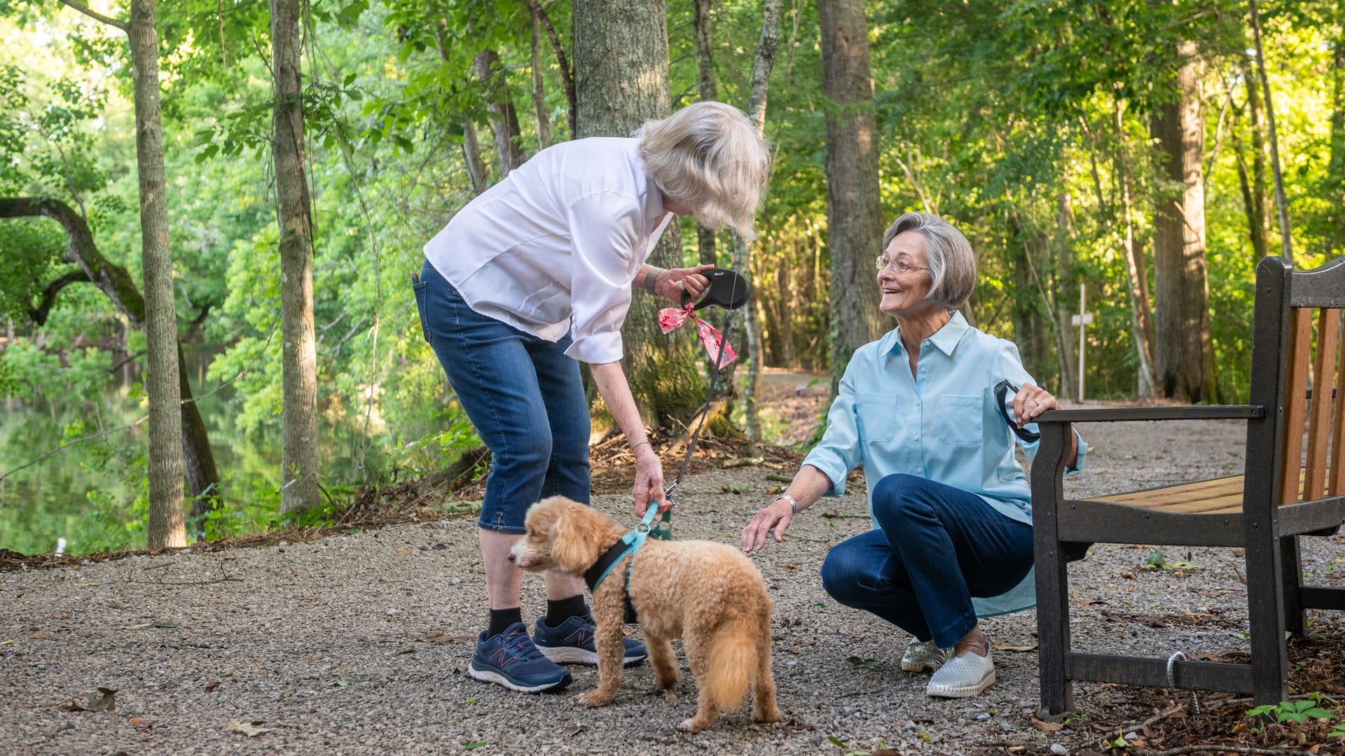 You Might Lose Square Footage by “Downsizing” to St. James Place; But You Gain a Whole Community