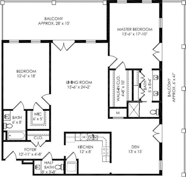 Lafayette Grande w/ Den